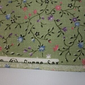 RARE Gunne Sax Wamsutta Floral Calico Fabric VTG Cottagecore 37x44 Cotton
